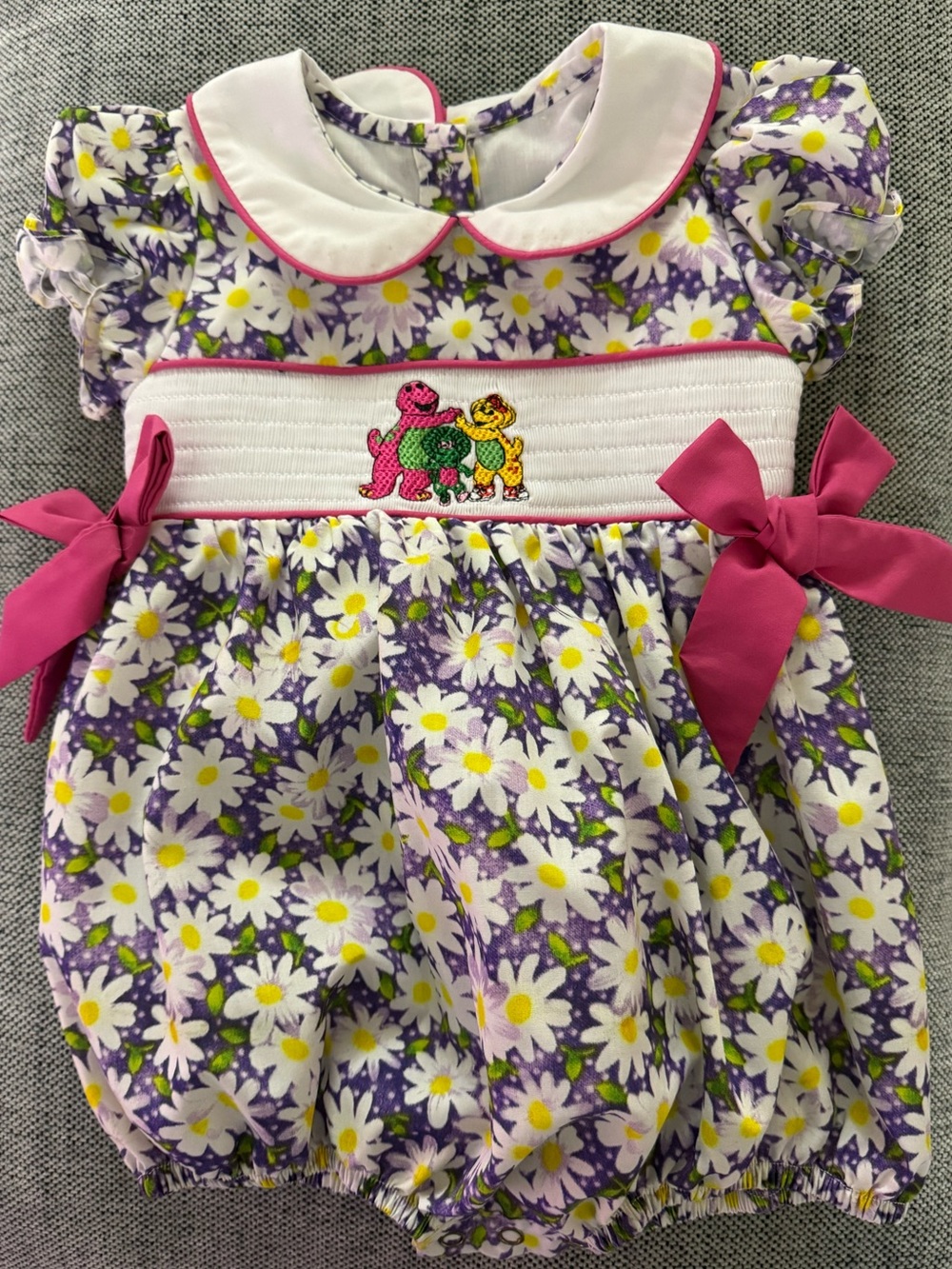Barney Bubble Romper